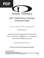 D10 D100 Series To SkyView Conversion Guide Rev D