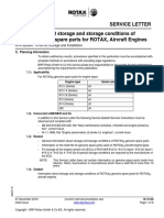 Information About Storage and Storage Conditions of ROTAX Genuine Spare Parts For ROTAX Aircraft Engines