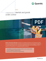 Hazardous Materials and Goods Under Control: Quentic