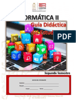 Segundo Semestre. - Guía Didáctica Del Estudiante. - Informática II