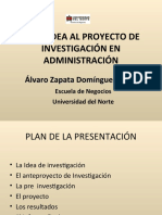 01 de La Ideal Al Proyecto de Investigación Administración