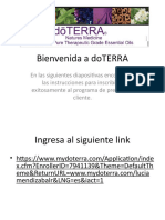 Bienvenida A doTERRA