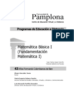 Fundamentacion Matematica I