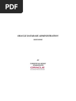 Oracle Database Administration Hand Book