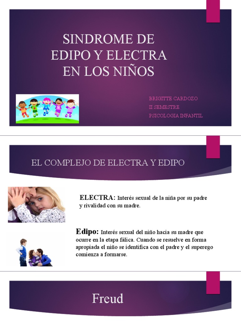 Sindrome de Edipo y Electra | PDF | Complejo de Edipo | Hombre