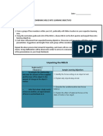 Unpacking and Combining MELCs for Learning Objectives