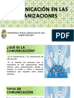 La Comunicación en Las Organizaciones