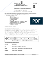 Amplificador operacional 741: Características y aplicaciones