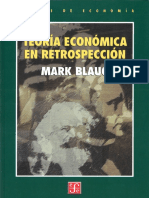 Blaug - Teoria Economica en Retrospeccion