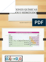 Funciones Químicas Oxidos e Hidróxidos