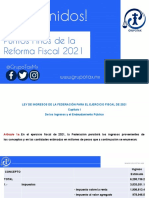 Puntos Finos de La Reforma Fiscal 2021