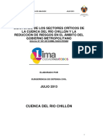 Informe 57 Monitoreo de Sectores Criticos ChillOn MML Julio 2013