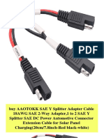Buy Aaotokk Sae y Splitter Adapter Cable 18awg Sae 2 Way Adapter 1 To 2 Sae y Splitter Sae DC Power 210126145526