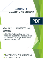 Ap9-Aralin 2-1 Konsepto NG Demand