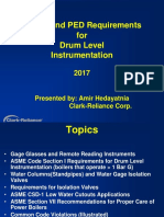 ASME and PED Requirements for Drum Level Instrumentation