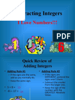 DAY 21-22 (Subtracting Integers)