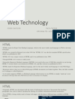 Web Technology: Code:Cacs205 Facilitator Krishna Pd. Acharya