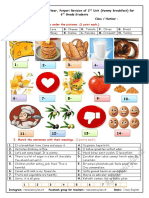 2020-2021 Educational Year, Potpori Revision of 2 Unit (Yummy Breakfast) For 6 Grade Students