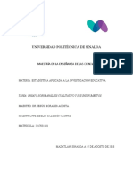 Tarea Ensayo Sobre Conceptos de Estadística. Ebelio Salomón