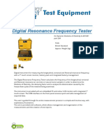 Digital Resonance Frequency Tester