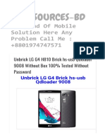 Unbrick LG G4 H810 Brick Hs-Usb Qdloader 9008 Without Box 100% Tested Without Password - Gsm-Sources-BD