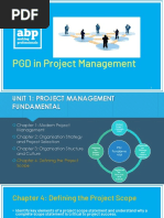 PGD in Project Management