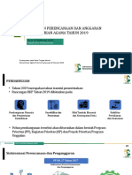 OPTIMASI RENCANA DAN ANGGARAN KEMENAG 2019