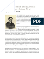 S.F. Alatas - On Eurocentrism and Laziness - The Thought of Jose Rizal