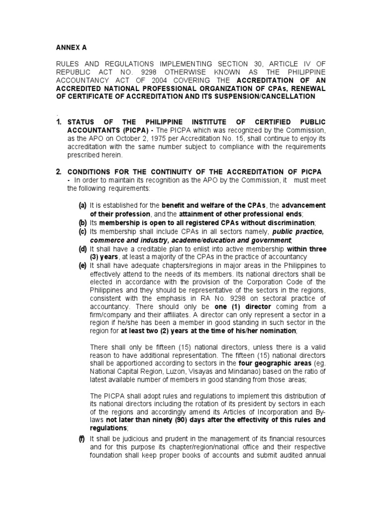Annex A & B | PDF | Certified Public Accountant | Partnership