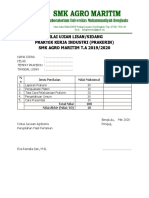 Format Nilai Ujian Prakerin