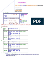 past simple tense