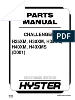 Hyster Parts Manual For Model h25xm-h30xm-h35xm-h40xm-h40xms
