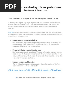 Catering Business Plan