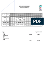 Absensi Security Area: Sukabumi: Pt. Multi Infotek Solusindo Periode Bulan: Nopember 2020