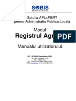 - Manual Registrul Agricol