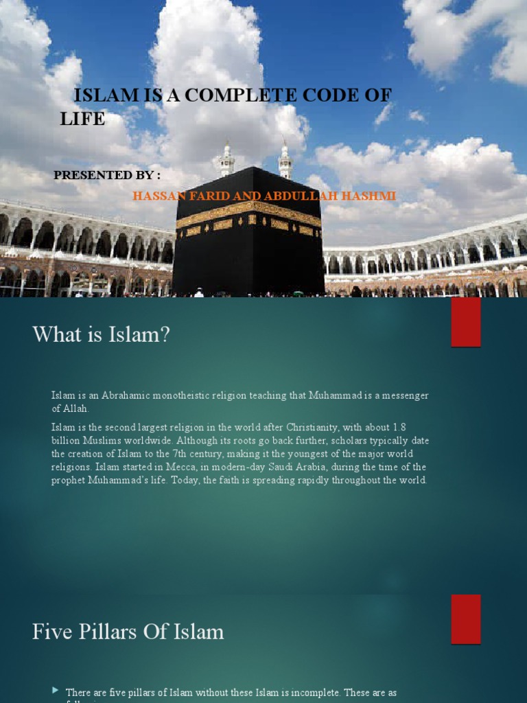 essay on islam is a complete code of life