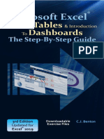 Excel 2019 Pivot Tables & Introduction to Dashboards the Step-By-Step Guide