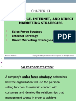 Sales Force, Internet, and Direct Marketing Strategies