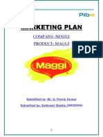 Marketing Plan: Company-Nestle Product - Maggi