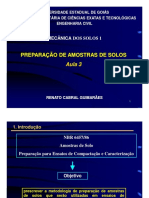 Aula 3.1 - Preparação de Amostras de Solos