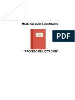 1 Proceso de Licitación