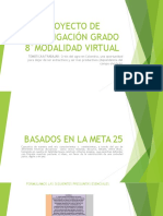 Explicacion 8° Estructura de Proyecto Investigativo. Virtual