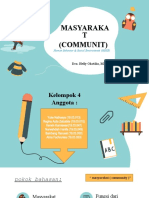 Kelompok 4 - MASYARAKAT