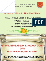 Topik 4.2 Ketidakseimbangan Kekayaan Dunia Dan Kemiskinan Dunia Kedua, Isu Pemakanan Dan Kesihatan