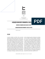 Artigo - A Mediação Como Direito Fundamental e Acesso à Justiça