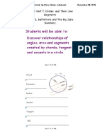 M3U7L01 Tangent Lines and Chords Guided Notes