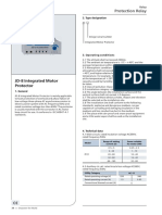 JD-8 Integrated Motor Protector: Protection Relay