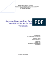 Aspectos Conceptuales y Juridicos de La Contabilidad Del Sector Publico en Venezuela