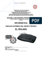 Análisis Sistemico de Objeto Técnico El TECLADO