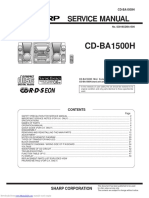 CD-BA1500H: Service Manual